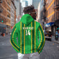 Mali Basketball Custom Zip Hoodie Mud Cloth Bogolan Pattern