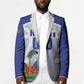 Haiti Basketball Custom Blazer Ayiti Coat Of Arms White Sporty Style