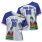 Haiti Basketball Custom Cross Shoulder Shirt Ayiti Coat Of Arms White Sporty Style