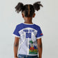 Haiti Basketball Custom Kid T shirt Ayiti Coat Of Arms White Sporty Style