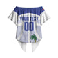 Haiti Basketball Custom Off Shoulder Wrap Waist Top Ayiti Coat Of Arms White Sporty Style