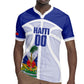 Haiti Basketball Custom Rugby Jersey Ayiti Coat Of Arms White Sporty Style