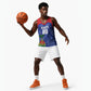 Haiti Basketball Custom Basketball Jersey Ayiti Coat Of Arms Blue Sporty Style
