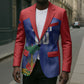 Haiti Basketball Custom Blazer Ayiti Coat Of Arms Blue Sporty Style