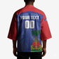 Haiti Basketball Custom Kimono Ayiti Coat Of Arms Blue Sporty Style