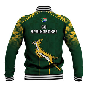 South Africa Rugby Baseball Jacket Go Champions Springboks LT14