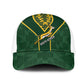 South Africa Rugby Baseball Net Cap Go Champions Springboks Kente Pattern