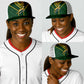 South Africa Rugby Baseball Net Cap Go Champions Springboks Kente Pattern