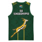 South Africa Rugby Basketball Jersey Go Champions Springboks - African Pride