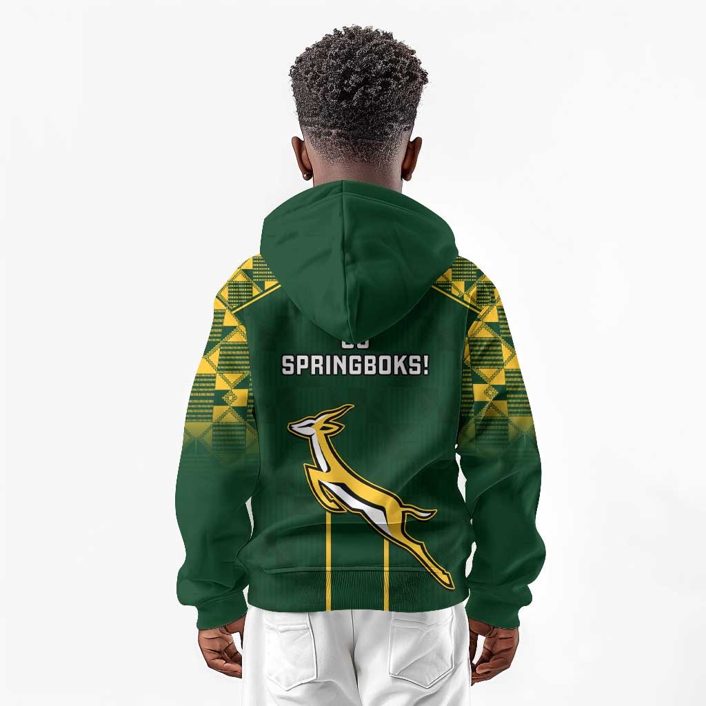 South Africa Rugby Kid Hoodie Go Champions Springboks