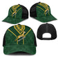 South Africa Rugby Mesh Trucker Cap Go Champions Springboks Kente Pattern