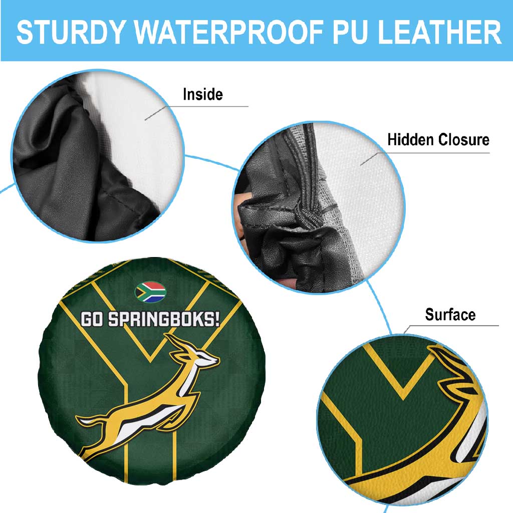 South Africa Rugby Spare Tire Cover Go Champions Springboks