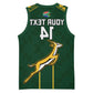 Custom South Africa Rugby Basketball Jersey Go Champions Springboks - African Pride