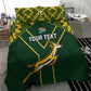 Custom South Africa Rugby Bedding Set Go Champions Springboks