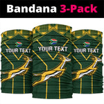 Custom South Africa Rugby Neck Gaiter Go Champions Springboks LT14
