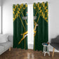 Custom South Africa Rugby Window Curtain Go Champions Springboks