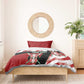 Custom Kenya Rugby Sevens Bedding Set Maasai Shield With African Pattern