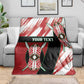 Custom Kenya Rugby Sevens Blanket Maasai Shield With African Pattern