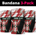 Custom Kenya Rugby Sevens Neck Gaiter Maasai Shield African Pattern LT14