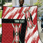 Custom Kenya Rugby Sevens Quilt Maasai Shield With African Pattern