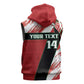 Custom Kenya Rugby Sevens Sleeveless Hoodie Maasai Shield With African Pattern - African Pride