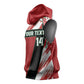 Custom Kenya Rugby Sevens Sleeveless Hoodie Maasai Shield With African Pattern - African Pride