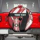 Custom Kenya Rugby Sevens Spare Tire Cover Maasai Shield With African Pattern