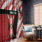 Custom Kenya Rugby Sevens Window Curtain Maasai Shield With African Pattern