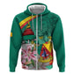 Monument de la Reunification Cameroun Hoodie Coat Of Arms With Lily Flowers