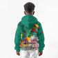 Monument de la Reunification Cameroun Kid Hoodie Coat Of Arms With Lily Flowers