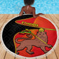 Ethiopia Derg Downfall Day Beach Blanket Ethiopian Lion of Judah