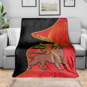 Ethiopia Derg Downfall Day Blanket Ethiopian Lion of Judah