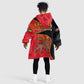 Ethiopia Derg Downfall Day KId Wearable Blanket Hoodie Ethiopian Lion of Judah