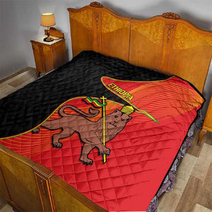 Ethiopia Derg Downfall Day Quilt Ethiopian Lion of Judah