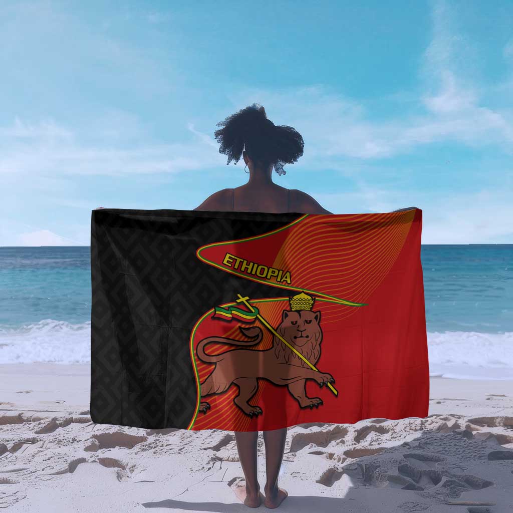Ethiopia Derg Downfall Day Sarong Ethiopian Lion of Judah