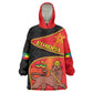 Ethiopia Derg Downfall Day Wearable Blanket Hoodie Ethiopian Lion of Judah