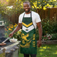 South Africa Rugby Custom Apron Springboks Kente Rhino Symbol