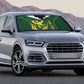 South Africa Rugby Custom Auto Sun Shade Springboks Kente Rhino Symbol