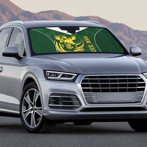 South Africa Rugby Custom Auto Sun Shade Springboks Kente Rhino Symbol