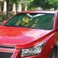 South Africa Rugby Custom Auto Sun Shade Springboks Kente Rhino Symbol