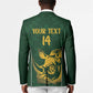 South Africa Rugby Custom Blazer Springboks Kente Rhino Symbol