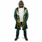 South Africa Rugby Custom Cloak Springboks Kente Rhino Symbol