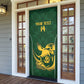 South Africa Rugby Custom Door Cover Springboks Kente Rhino Symbol