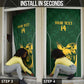 South Africa Rugby Custom Door Cover Springboks Kente Rhino Symbol
