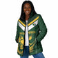 South Africa Rugby Custom Padded Jacket Springboks Kente Rhino Symbol
