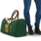 South Africa Rugby Custom Travel Bag Springboks Kente Rhino Symbol
