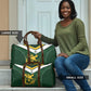 South Africa Rugby Custom Travel Bag Springboks Kente Rhino Symbol