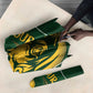 South Africa Rugby Custom Umbrella Springboks Kente Rhino Symbol