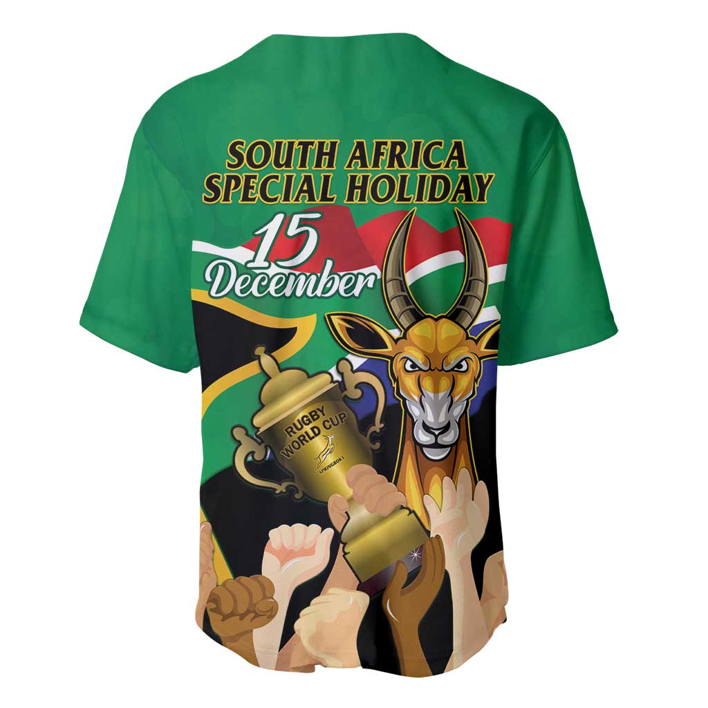 South Africa Special Holiday Baseball Jersey Springboks Champions Celebration Rugby Is My Soul