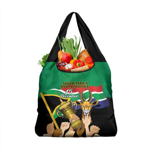 South Africa Special Holiday Grocery Bag Springboks Champions Celebration Rugby Is My Soul